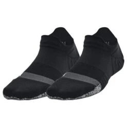 Under Armour Lds Breathe No Show Socks 2 Pack Black 001