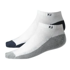 FootJoy Ladiess ProDry Sportlet Socks 2-Pack White Navy