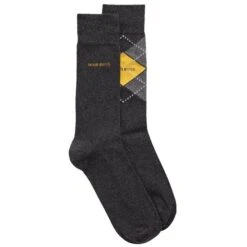 Boss Gents Argyle Socks 2 Pr 43-46 Medium Grey 031