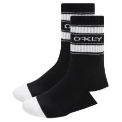 Oakley Gents B1B Icon Socks 3 Pack Large Blackout 02E