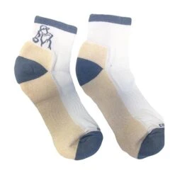 Ladies Elite Socks Laura 2-Pair Pack White Blue