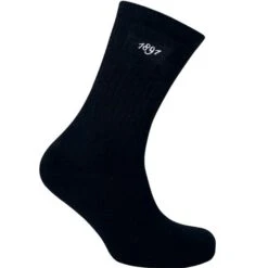 Gents Dunbar Crew Socks (2Pair) 6-11 Black
