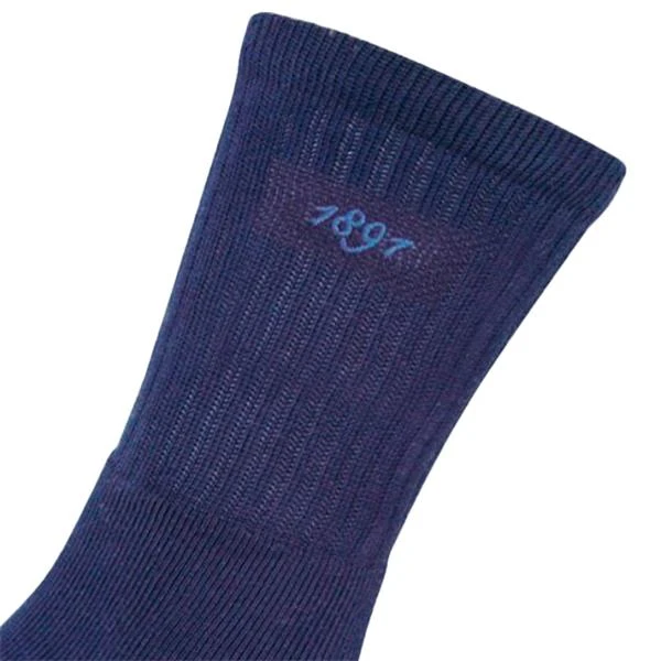 Gents Dunbar Crew Socks (2Pair) 6-11 Navy - Image 2