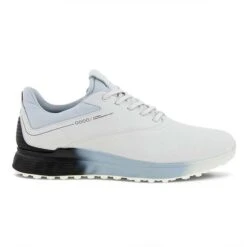 ECCO Gents Golf S-Three GORE-TEX Shoes White - Black