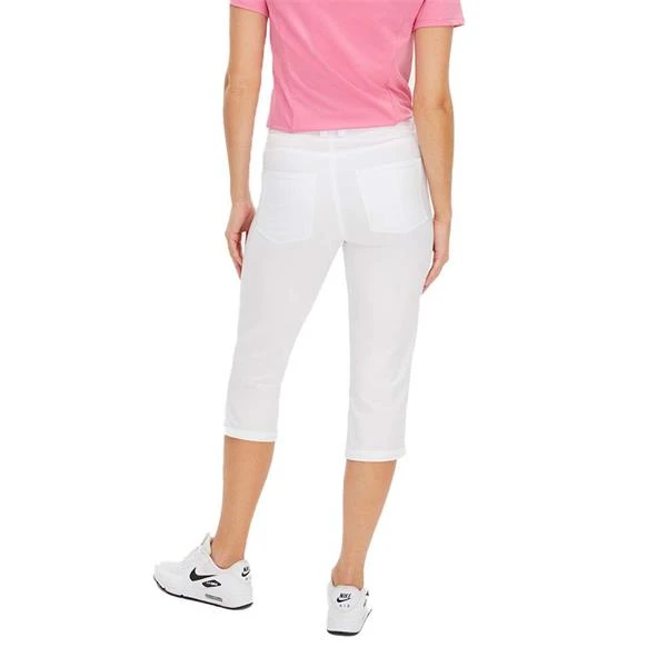 Ladies Chie Capri White (0010) - Image 3
