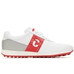Gents Belair Shoes White - Grey - Red