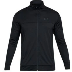 Under Armour Gents Sportstyle Pique Track Jacket Black (001)