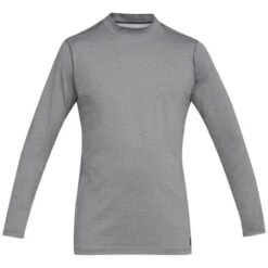 Under Armour Gents ColdGear Armour Fitted Mock Grey (019)
