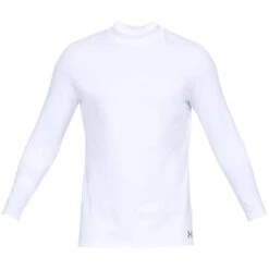 Under Armour Gents ColdGear Armour Fitted Mock White (100)