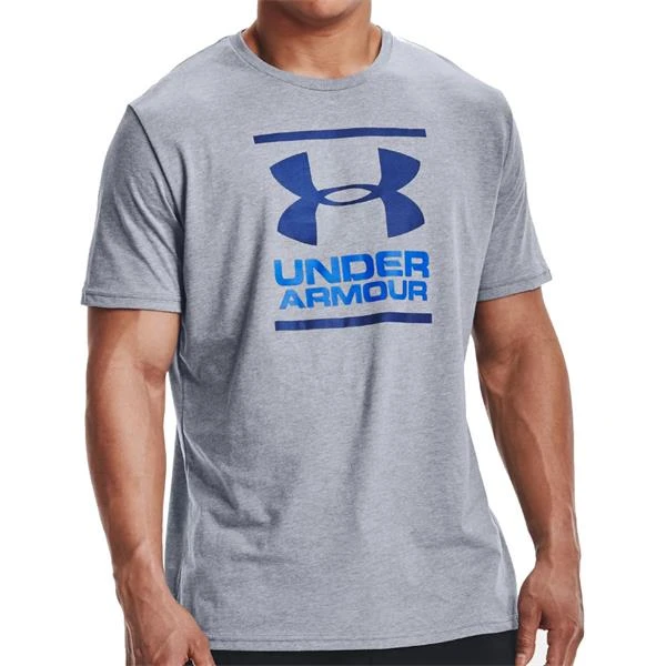Under Armour Gents GL Foundation T-Shirt Steel (036) - Image 3