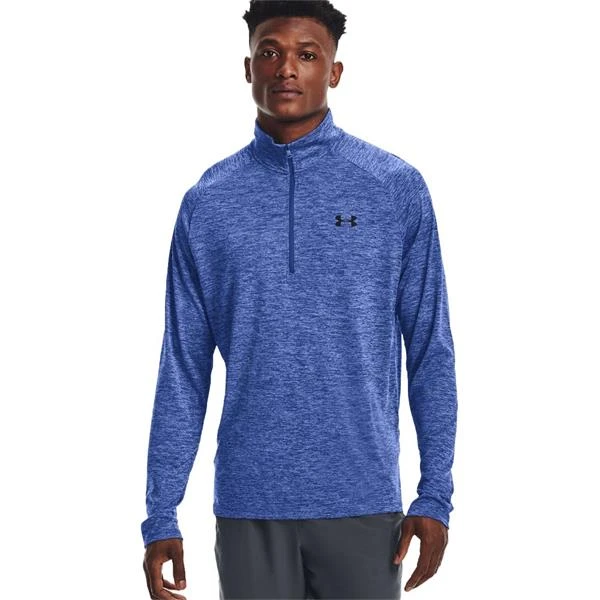 Under Armour Gents Tech 2.0 ½ Zip Long Sleeve Top Tech Blue (432) - Image 3