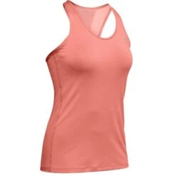 Under Armour Ladies Heatgear Racer Tank Blush (873)