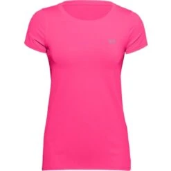 Under Armour Ladies HeatGear Armour Short Sleeve Top Cerise (653)