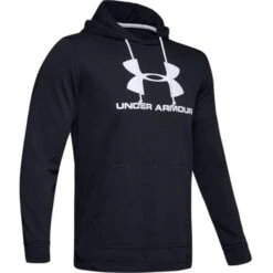 Under Armour Gents Sportstyle Terry Logo Hoodie Black (001)