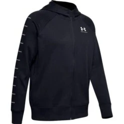 Under Armour Ladies Rival Full Zip Fleece Black (001)
