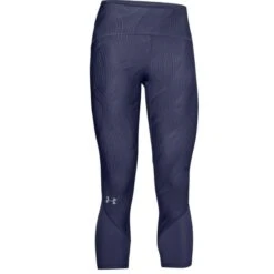Under Armour Ladies Fly Fast Jacquard Crop Blue (497)