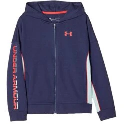 Under Armour Junior - Boys Rival Terry Full Zip Top Blue (497)