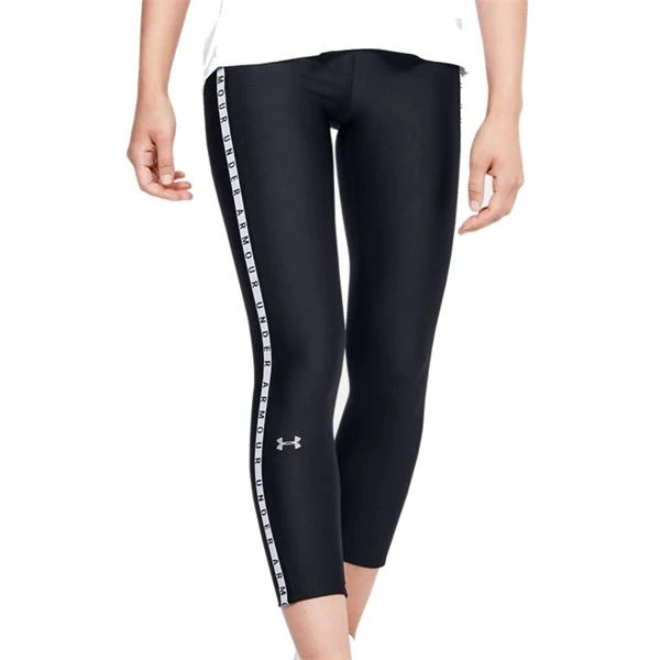 Under Armour Ladies Heatgear Ankle Crop Black (001) - Image 3