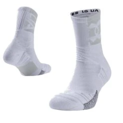 Under Armour Gents Playmaker Mid Crew Socks White (100)
