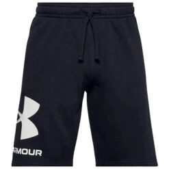 Under Armour Gents Rival Fleece Big Logo Shorts Black (001)