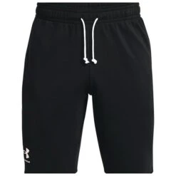 Under Armour Gents Rival Terry Shorts Black - Onyx White (001)