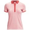 Under Armour Ladies Zinger Novelty Polo Shirt Pink (658)