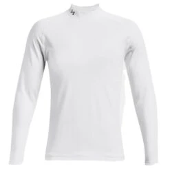 Under Armour Gents ColdGear® Infrared Long Sleeve Mock White (100)