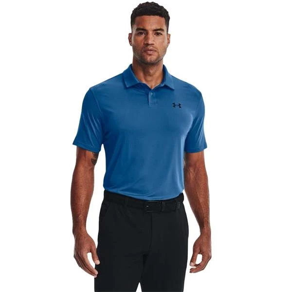 Under Armour Gents Tee To Green Polo Shirt Cruise Blue (899) - Image 3