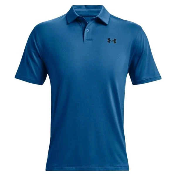 Under Armour Gents Tee To Green Polo Shirt Cruise Blue (899)