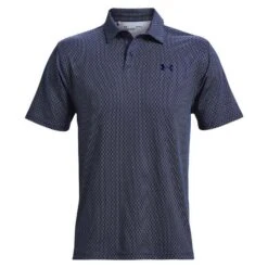 Under Armour Gents T2G Printed Polo Shirt Academy (408)