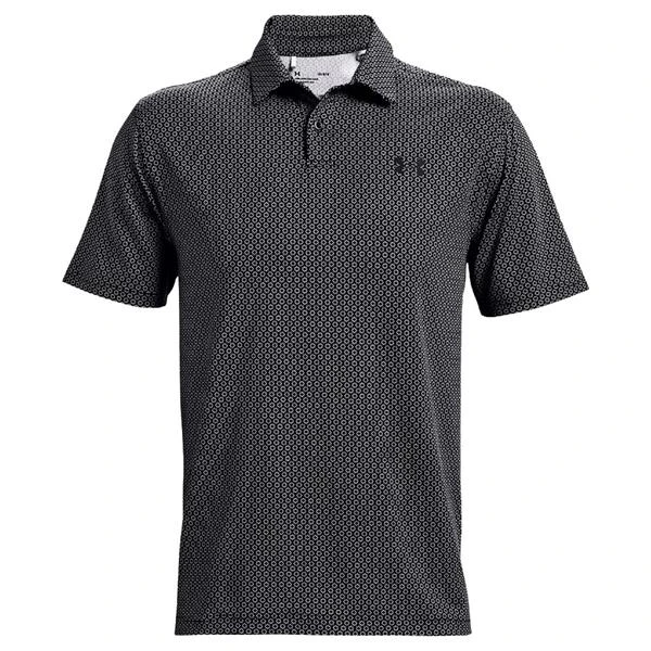 Under Armour Gents T2G Printed Polo Shirt Black (001)