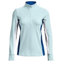 Under Armour Ladies Storm Midlayer ½ Zip Blue (Fuse Teal - White 469)