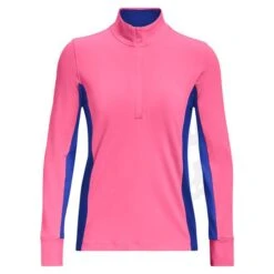 Under Armour Ladies Storm Midlayer ½ Zip Pink Punk - Versa Blue (640)