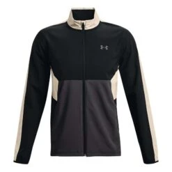 Under Armour Gents Storm Windstrike Full Zip Top Black - Summit White (001)