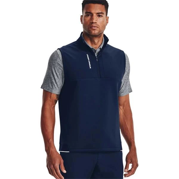Under Armour Gents Storm Daytona Vest Navy - Reflective (408) - Image 3