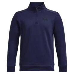 Under Armour Junior - Boys Armour Fleece ¼ Zip Top Youths Midnight Navy (410)