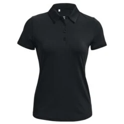 Under Armour Ladies Playoff Polo Shirt Black - Jet Grey (001)