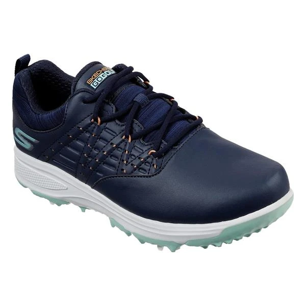 Skechers Ladies Go Golf Pro 2 Shoes Navy - Turquiose - Image 5