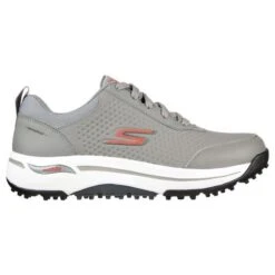 Skechers Gents Go Golf Arch Fit Shoes Grey - Red