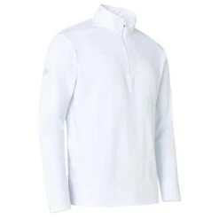 ABACUS Ladies Dunbar ½ Zip Fleece White