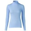 Daily Sports Ladies Maggie Long Sleeve Roll Neck Top Blue