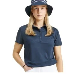 ABACUS Ladies Becky Cup Sleeve Polo Shirt Navy (300)