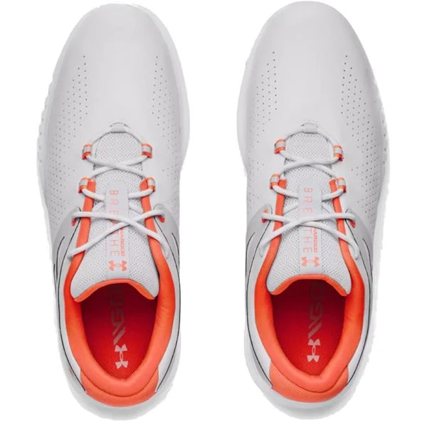 Under Armour Ladies Charged Breathe Spikeless Shoes White (101) - Image 4