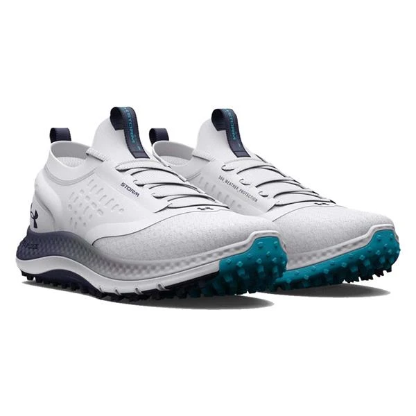 Under Armour Gents Charged Phantom Spikeless Shoes White - Midnight Navy (100) - Image 5