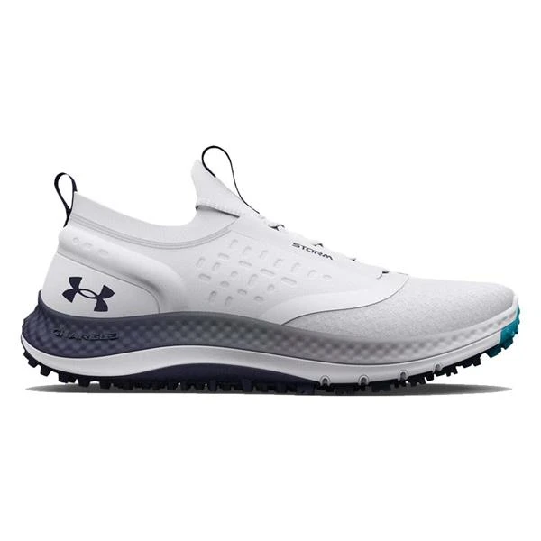 Under Armour Gents Charged Phantom Spikeless Shoes White - Midnight Navy (100)