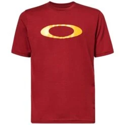 Oakley Gents O-Bold Ellipse Tee Iron Red (80U)