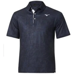 Mizuno Gents QD Hazard Polo Shirt Black