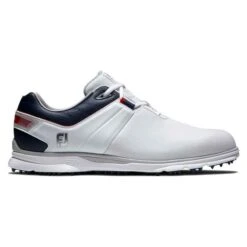 FootJoy Gents Pro SL Shoes White - Navy - Red