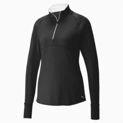 Puma Ladies Gamer ¼ Zip Pullover Black