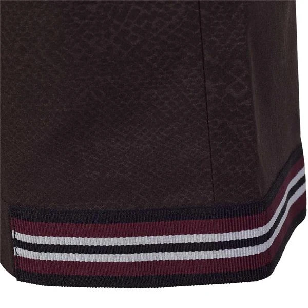 Ladies Tech Stretch Snakeskin Trousers Mocha - Image 4